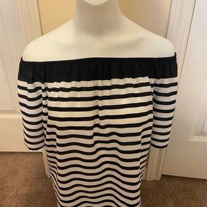 LOFT stripped blouse